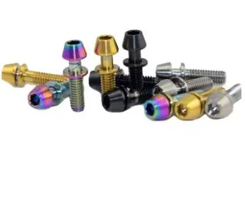 Custom Screw Titanium Fasteners Colorful